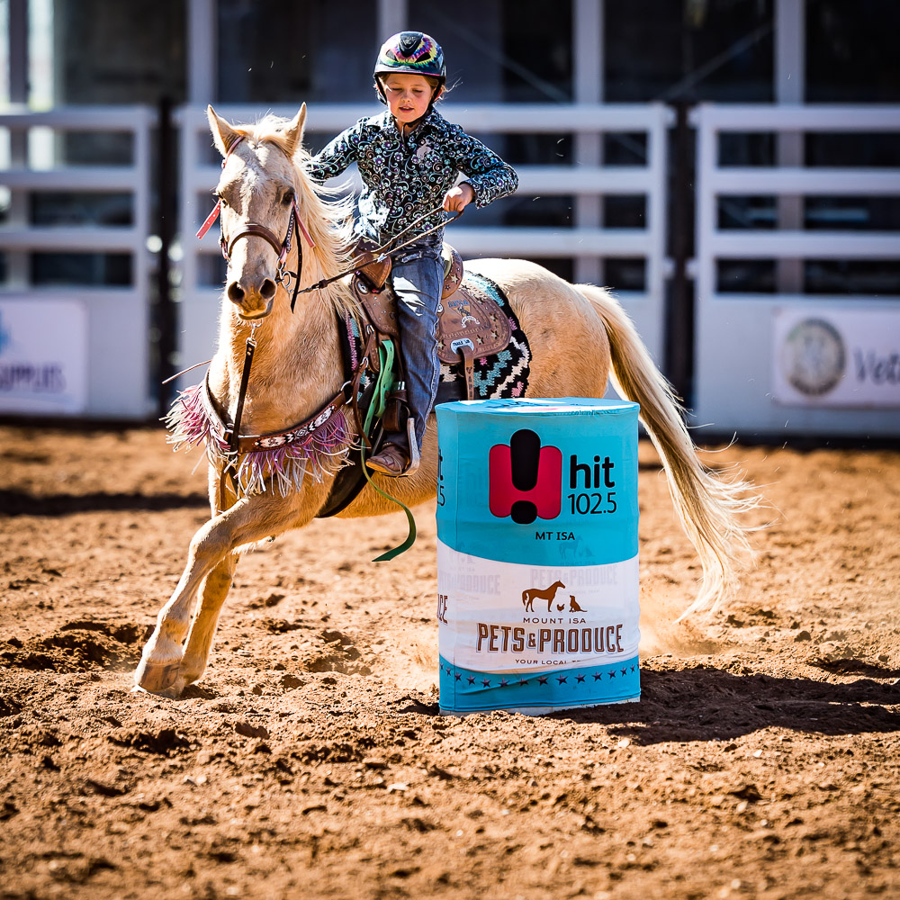 JUNIOR BARREL RACE - PORTFOLIO - RODEO - MOUNT ISA MINES RODEO 2018 ...