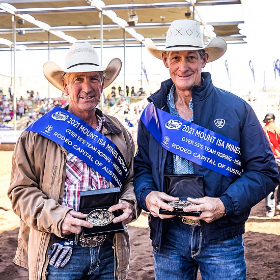 OVER 55'S TEAM ROPING
