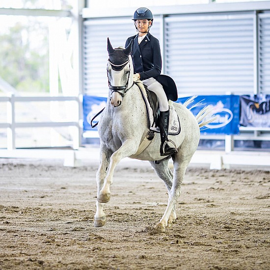 Brooke Flesser and 'KINNORDY GR RUDY'